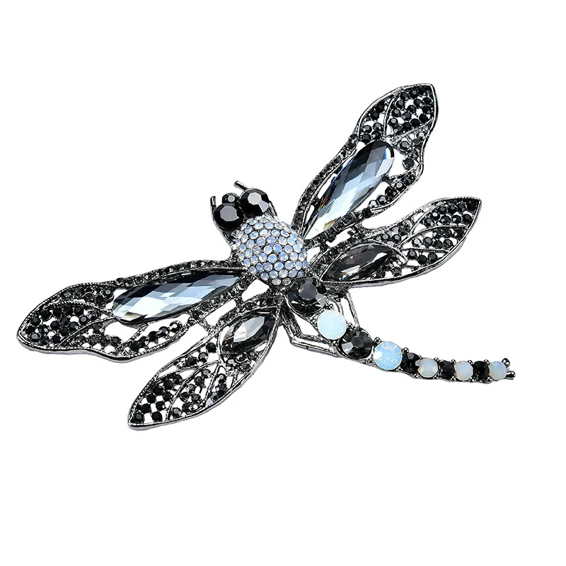 

Winter Rhinestone Dragonfly Brooch Animal Brooch Alloy Dragonfly Brooch