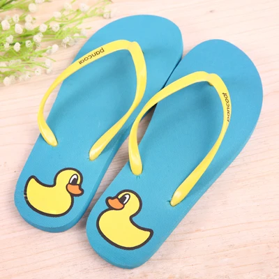 Летние женские Вьетнамки; повседневная обувь; модные мягкие сандалии для отдыха; Милые Пляжные шлепанцы; домашние и уличные сандалии - Цвет: Blue