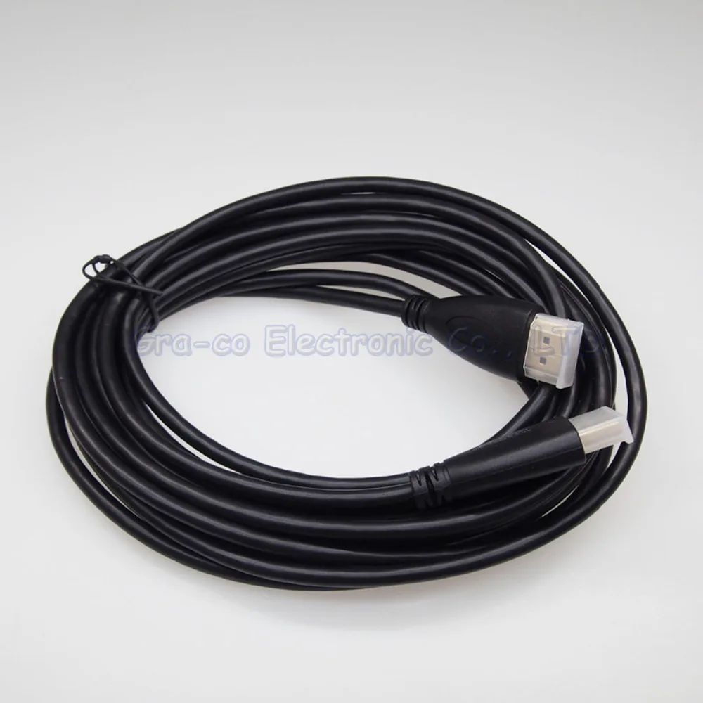 

1pcs 1m 1.5m 2m 5m Superfine HDMI Cable HDMI Set-top box computer connect Cable