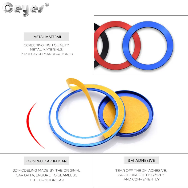 Car Start Engine Button Key Ring for JEEP (17)