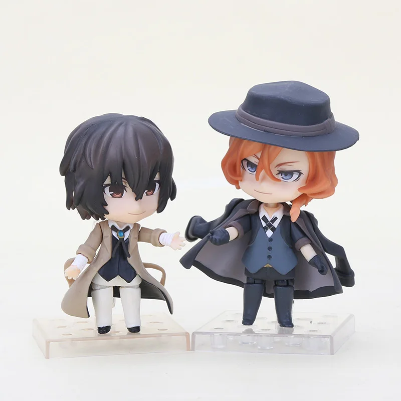 

Arrivo Bungo Cani Randagi Figura Dazai Nakahara Chuya Action Figure Q versione 10 CM Nendoroid 657 #676 # modello Giocattolo
