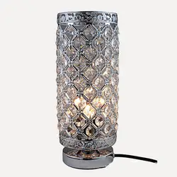 Кристалл Настольный светильник светодиодный настольная лампа для учебы настольные свет Спальня Гостиная украшения E27 лампы кристалл