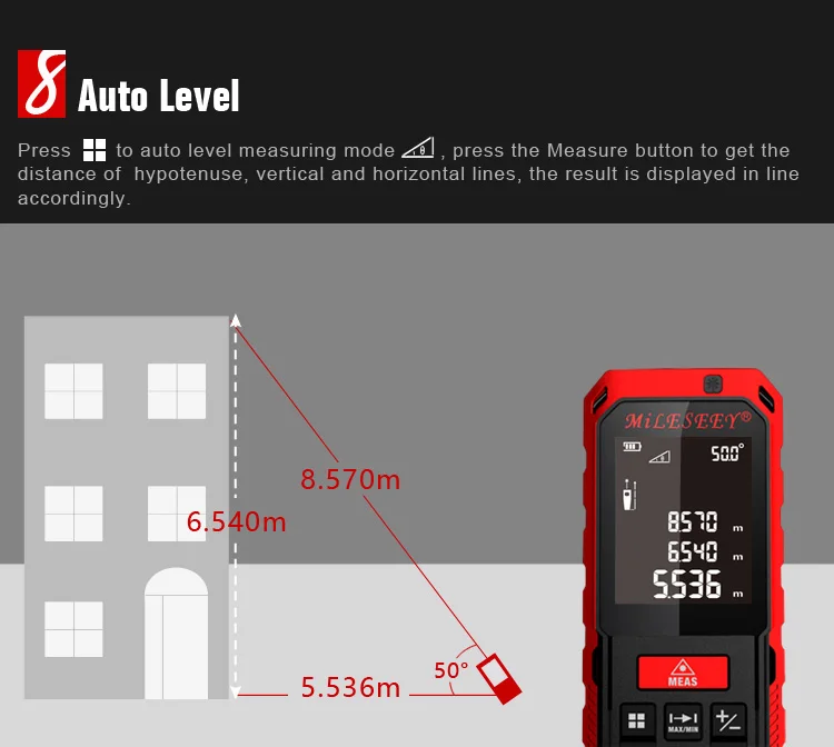 Mileseey S7 Laser rangefinder (27)
