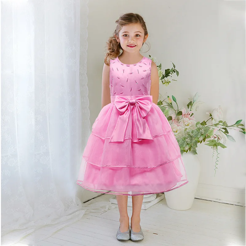 ФОТО Summer Baby Girls Dresses Brand Princess Dress Girl Clothes Kids Dresses Children Costumes 3-14 Years Old