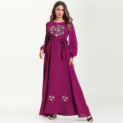 Абая для женщин мусульманская длинная абайя красивые мусульманские платья Средний Восток длинное платье элегантный мусульманский