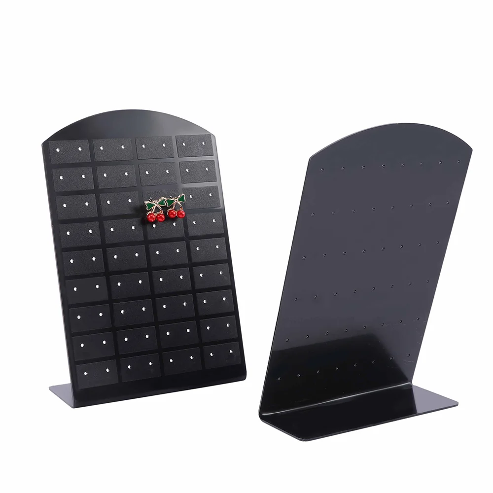 

New 2 Size 24/36 Pairs Earrings Ear Studs Jewelry Show Plastic Jewelry Display Rack Plastic Stand Organizer