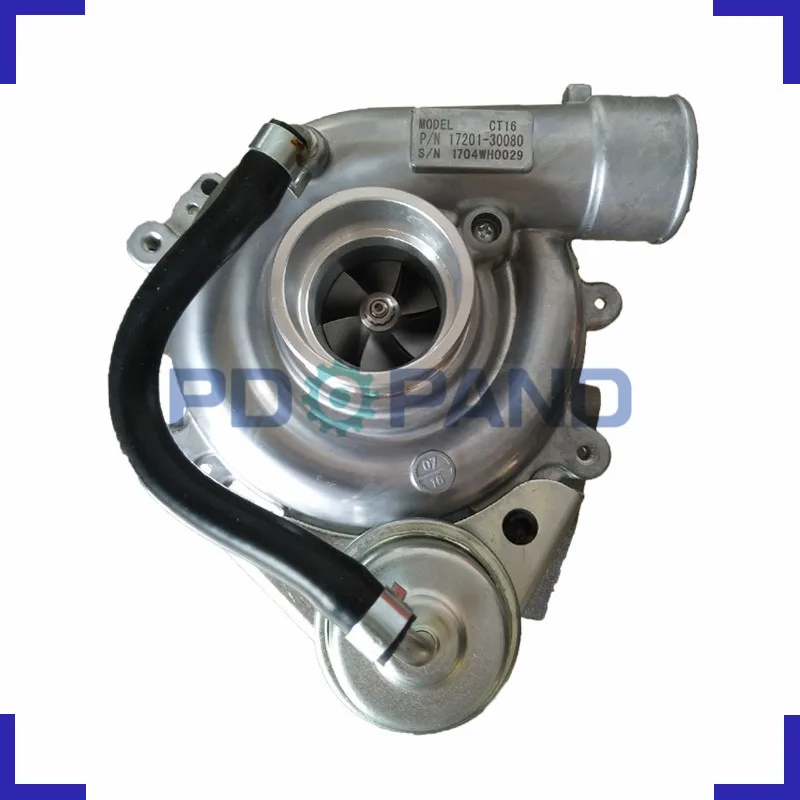 CT16 complete turbo charger turbocharger  17201-30080 1720130080 for Toyota Hilux Hiace DHK Innova Land Cruiser Camry 2.5L 2KD 2KD-FTV 2KDFTV diesel engine