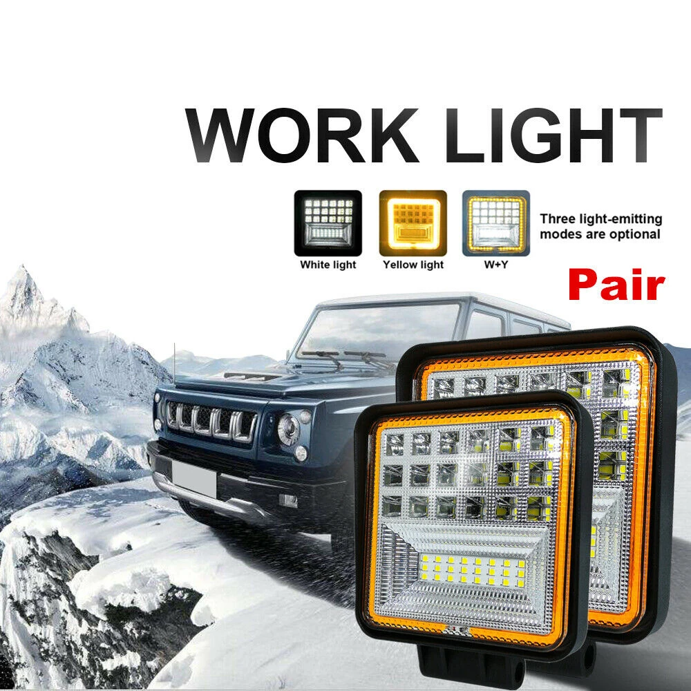 

Ships LED Working Lamps Motorcycles Light Bar Flood Spot Driving Fog Forklifts