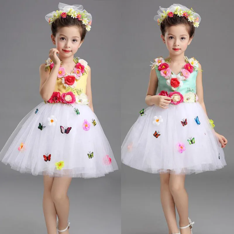 Girls Sequined Ballet Dance wear dress Kids Party Ballroom Stage dancing fancy Dress Children's Performance Jazz tutu dress