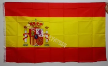 

Spain Flag Europe National Flag All Over The World hot sell goods 3X5FT 150X90CM Banner brass metal holes