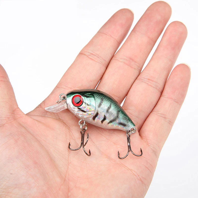 1PCS 8.5g 5.5cm Bass Fishing Lures Crank Bait Crankbait Tackle Swim bait wobblers fishing japan Hard Crazy Fish Lure