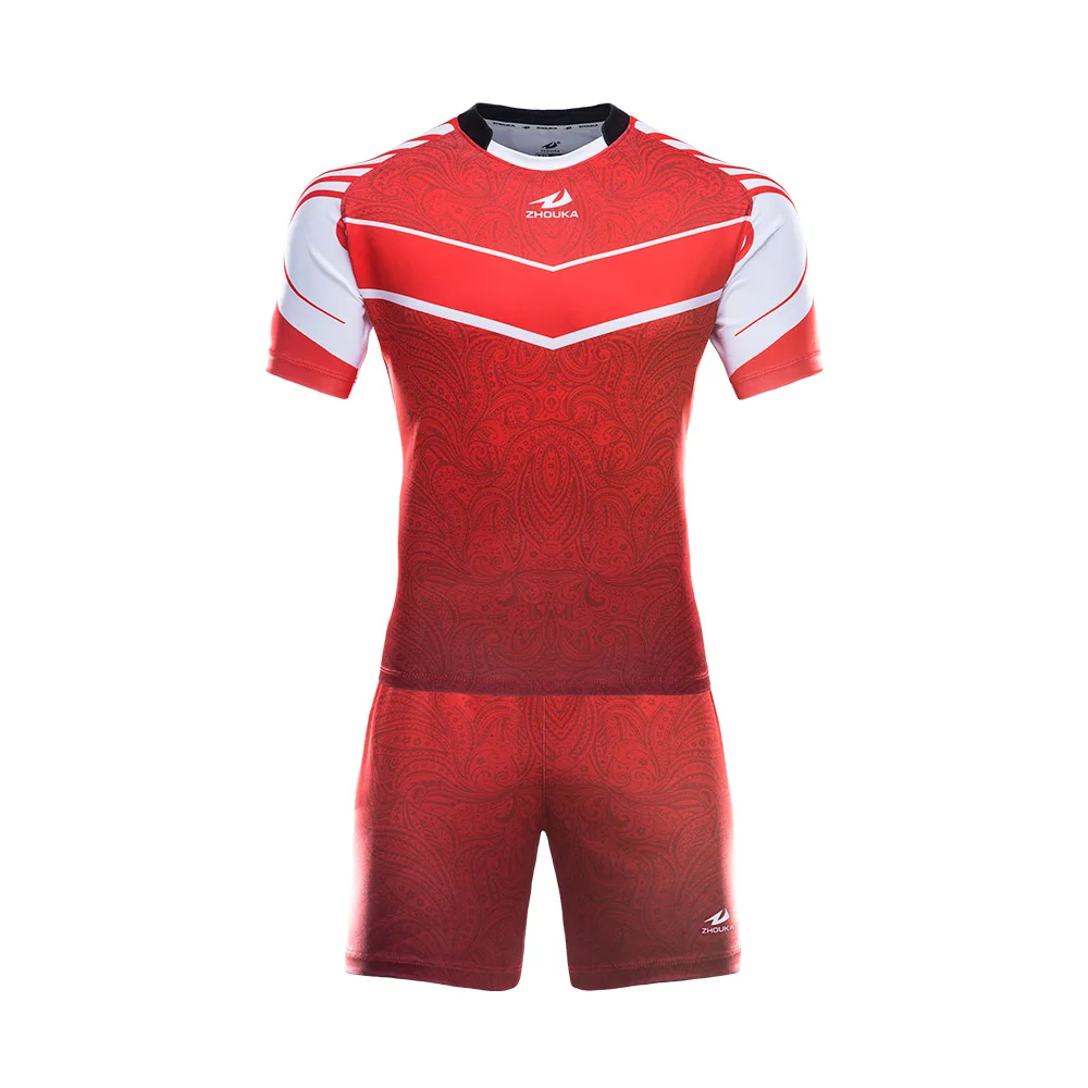 red rugby jersey