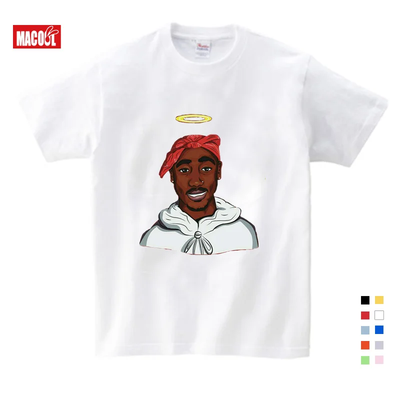 

Children Tupac 2pac Hip Hop Swag Printed T-shirt Kids Baby Casual T Shirt Girls/Boys Short Sleeve Summer Tops Girls Shirt 3T-9T