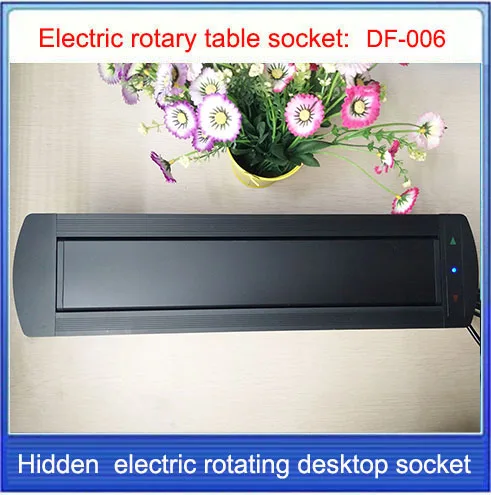  EU Plug Electric rotation Desktop socket /hidden/ multimedia VGA HDMI RJ4 USB charging socket/Can c
