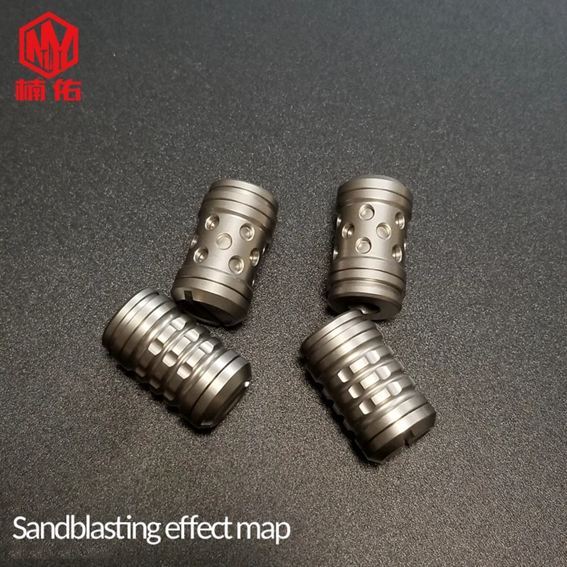 

1Pcs Titanium Alloy Three In One Knife Beads EDC Outdoor pocket tool Large Head Thread Hidden Rope Anti-lost Rope Beads