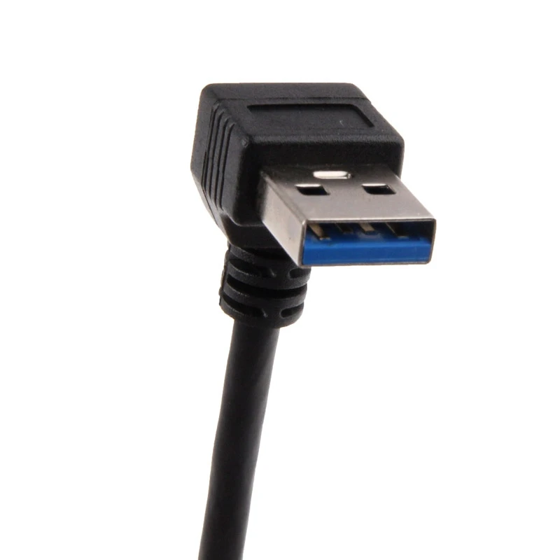 Удлинительный Кабель USB 3 0 под углом 90 градусов длина: 15 см|Компьютерные кабели и