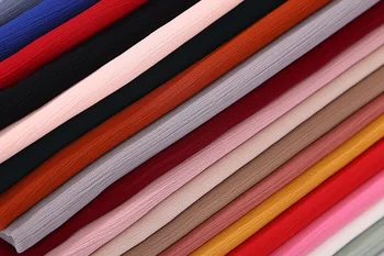 

High quality Crinkle chiffon hijab scarf shawls Ladies muslim fashion plain wraps headband long scarves/scarf 180*75cm 10 pc/lot