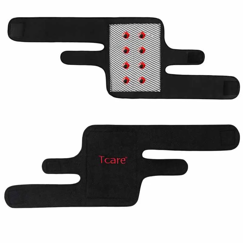 * Tcare 1 زوج التورمالين selfheating نيباد طماق هدفين الفرقة المغناطيسي العلاج جهاز تدليك الركب حزام داعم الساق الرعاية الصحية أداة