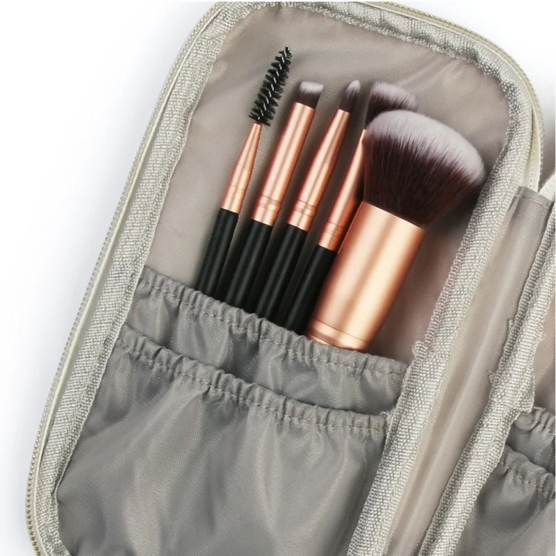 

2018 Style Fashion Marble Multi-Function Makeup Brushes Bag Travel Zipper Storage Cosmetic Bag Toiletry Pencil Case W1