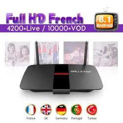 R1 IP tv Франция Арабский Android 8,1 Smart SUB tv IP tv Португалия Турция Италия, Испания BOX 2G 16G IP tv подписка Великобритания Швеция 4 K IP tv