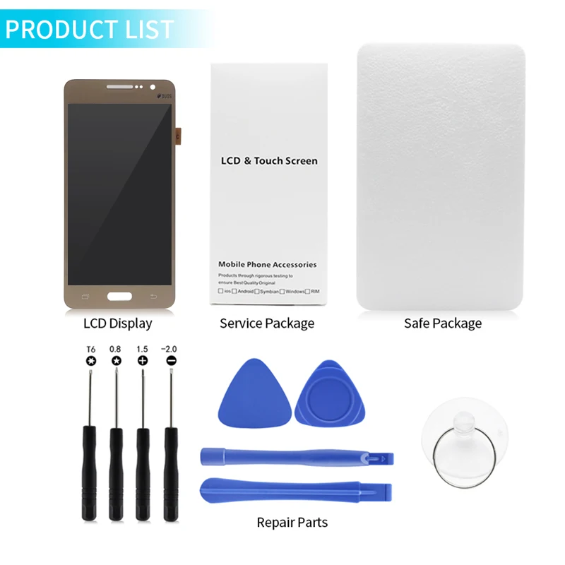 For Samsung GALAXY Grand Prime lcd g531f lcd display Touch Screen G531H G531 G531FZ G530 lcd digitizer Assembly Repair Parts
