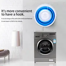 Portable Ultrasonic Turbo Automatic Electric Roller Washing Machine Quick Clean Washing Tool for Outdoor Travel Use innovative mini ultrasonic washing machine travel portable usb electric small washing machine students household cleaning