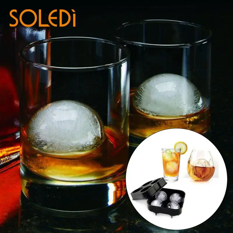 Cocktail Whiskey Silicon Ice Cube Ball Maker Mold Suit for wine in Summer Whiskey Mold Mould Ice