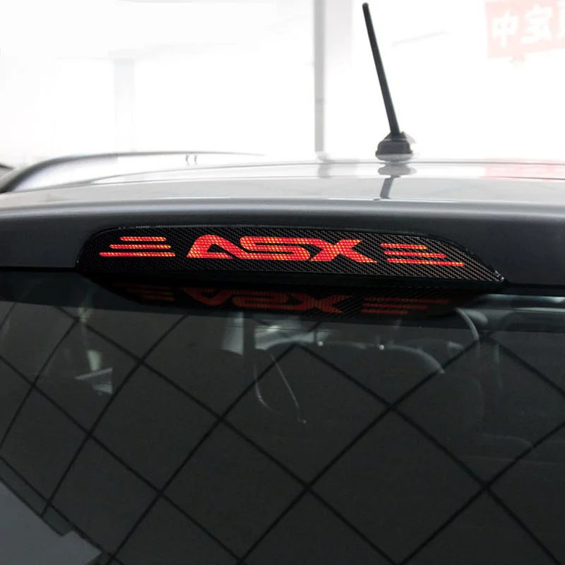 Полые карбоновые тормозные лампы декоративные бирки для mitsubishi ASX 2011- автомобильные аксессуары 1 шт