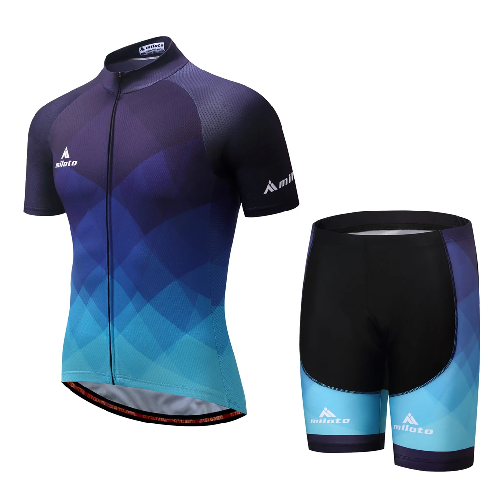 

cycling jersey set Men's Summer Short sleeves Triathlon Racing bicycle clothing ropa ciclismo sportswear outdoor mtb bike Jersey