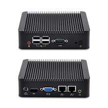 Ладонь настольный компьютер с процессор Celeron 1037U Onboard, X86 Mini PC Dual NIC