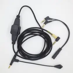 ZSFS наушники, микрофонный кабель для Sennheise обороты 1,0 2,0 Over-Ear для игра бум Pro с идеально совместим PC фононов