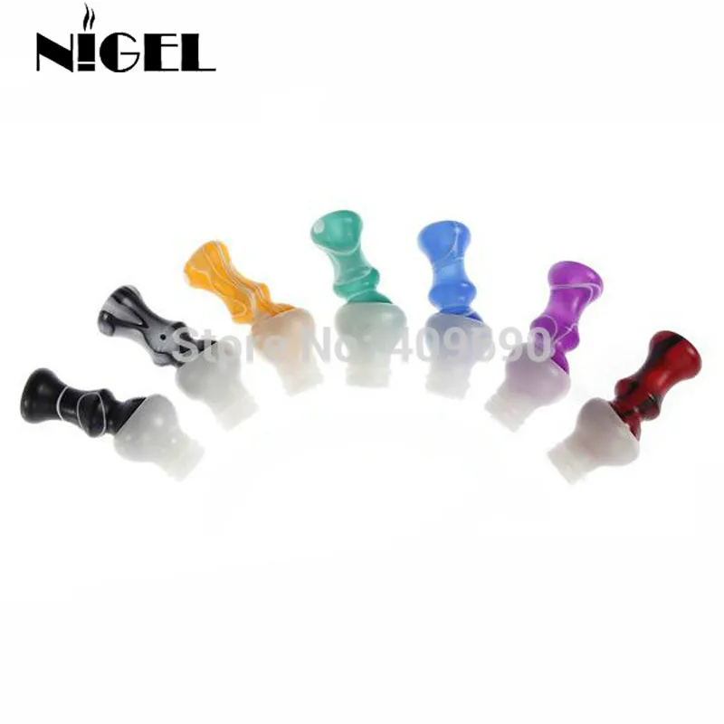 

Nigel Acrylic Rotatable Drip Tip Vivi DCT 510 Atomizer Big Mod Ego Cigarette Drip Tips Calabash Style Mouth Peice