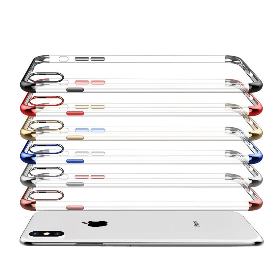 

Original Luxury Case For Apple Iphone 6 6s 6P 7 7P 8 X XR 8Plus Shockproof neo Soft TPU mobile Phone Cover For iphone xs max