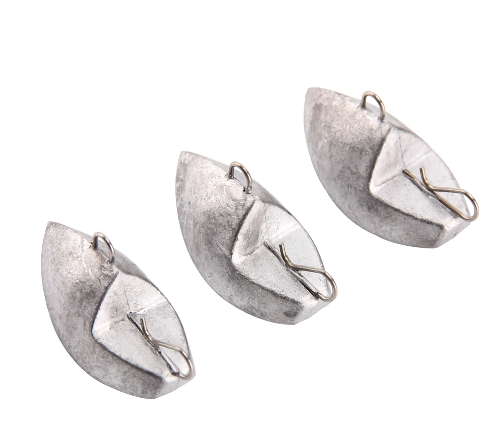Spinpoler Weights 2g3g5g7g10g14g18g21g28g New Fishing Lead Sinkers Jig Head Lead Sinker Casting Sinkers Fishing Tools  (5)