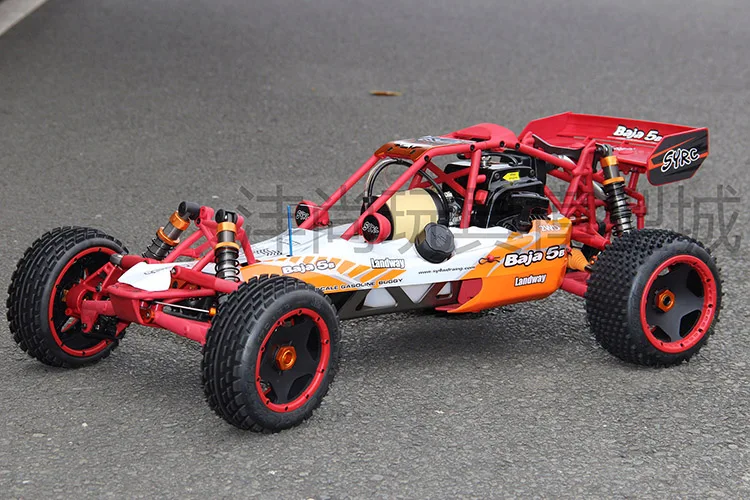1:5 SY Baja 30.5cc 2T газовый двигатель все нейлон Чистый нейлон мощный RC baja автомобиль 2.G дистанционное управление - Цвет: 30.5cc Red