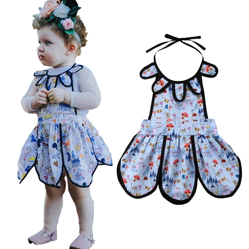 

New Infant Kids Girl Princess Dress Little Girls Summer Casual Holiday Party Dresses Sundress Clothing 0-5T