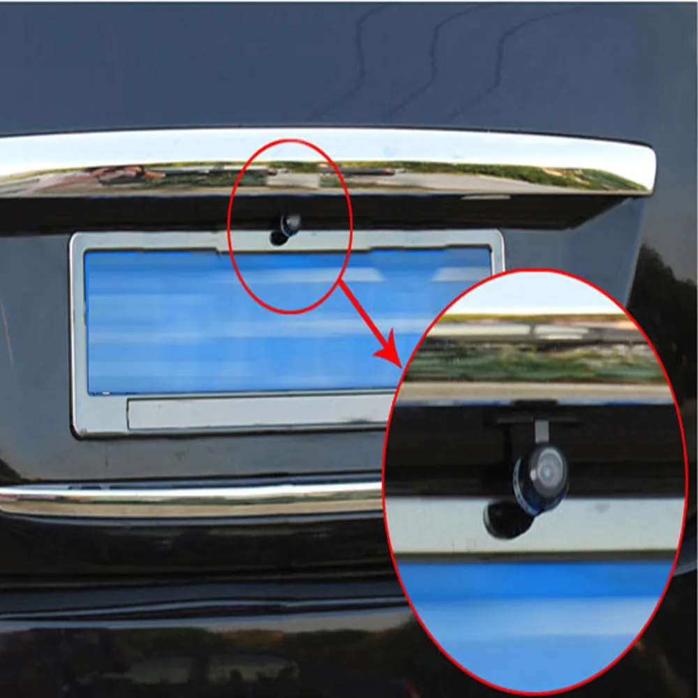 Универсальная автомобильная камера заднего вида HD водонепроницаемая автомобильная парковочная система 170 градусов CCD Мини автомобильная парковочная камера заднего вида