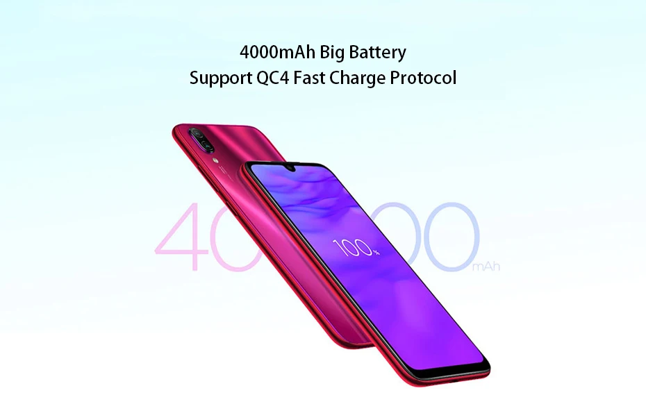 Оригинальный Xiaomi Мобильный телефон Redmi Note 7 Pro 6GB 128GB 6,3 ''4000 mAh 13MP 48MP AI смарт-камера