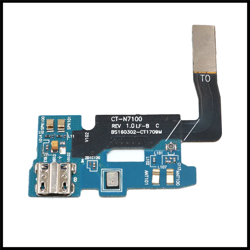 

Charging Port Flex Cable Ribbon For Samsung Galaxy Note 2 II GT-N7100 Charger USB Dock Connector High Quality New Whole Sale