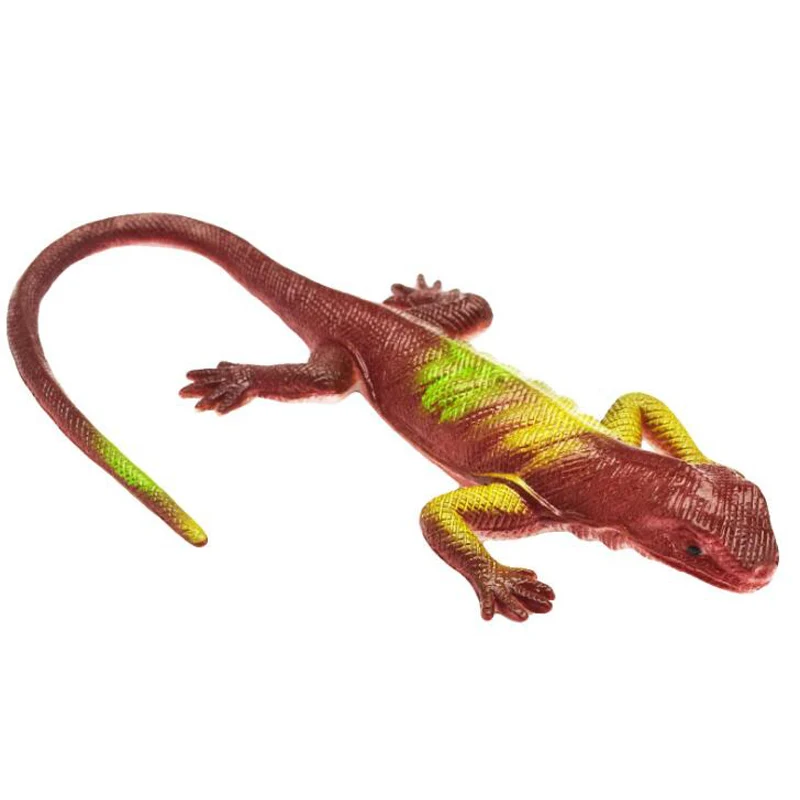 

Simulation Soft Rubber Lizard Toy Model Tricky Scary Chameleon Mini Soft Rubber Four-legged Snake Child Boy Toy Holiday Gift