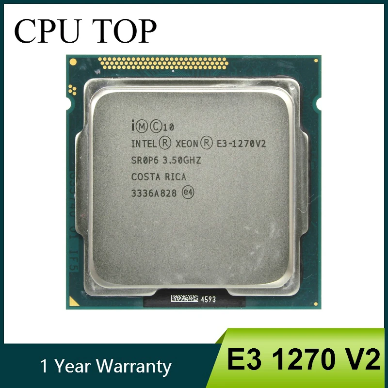 Процессор Intel Xeon E3 1270 V2 3 5 ггц LGA1155 8 мб четырехъядерный процессор SR0P6|intel xeon|xeon e3-1270cpu