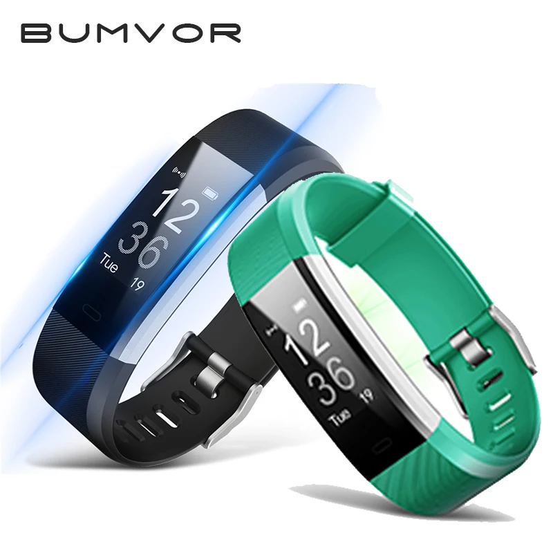 

BUMVOR original ID115 HR Plus Smart Bracelet Fitness and Sleep Tracker Pedometer Heart Rate Monitor Smart band Wristband