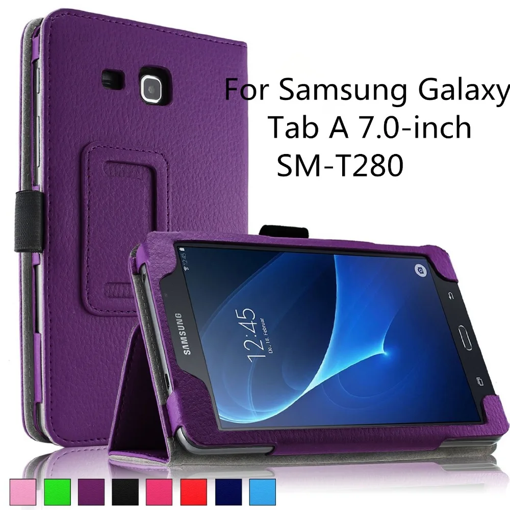 US $298.00 CucKooDo 100Pcslot Slim Fit Leather Standing Cover for Samsung Galaxy Tab A 7inch Tablet 2016 Release SMT280SMT285