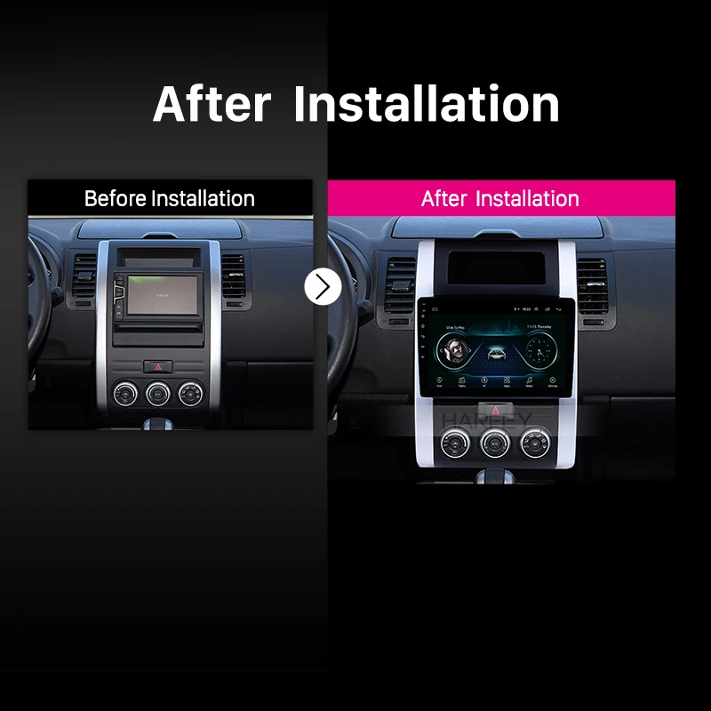 Best Harfey 2din Android 8. 10.1" Radio For 2008-2012 NISSAN X-TRAIL Dongfeng MX6 Car multimedia player GPS Nav Auto Stereo SWC 5