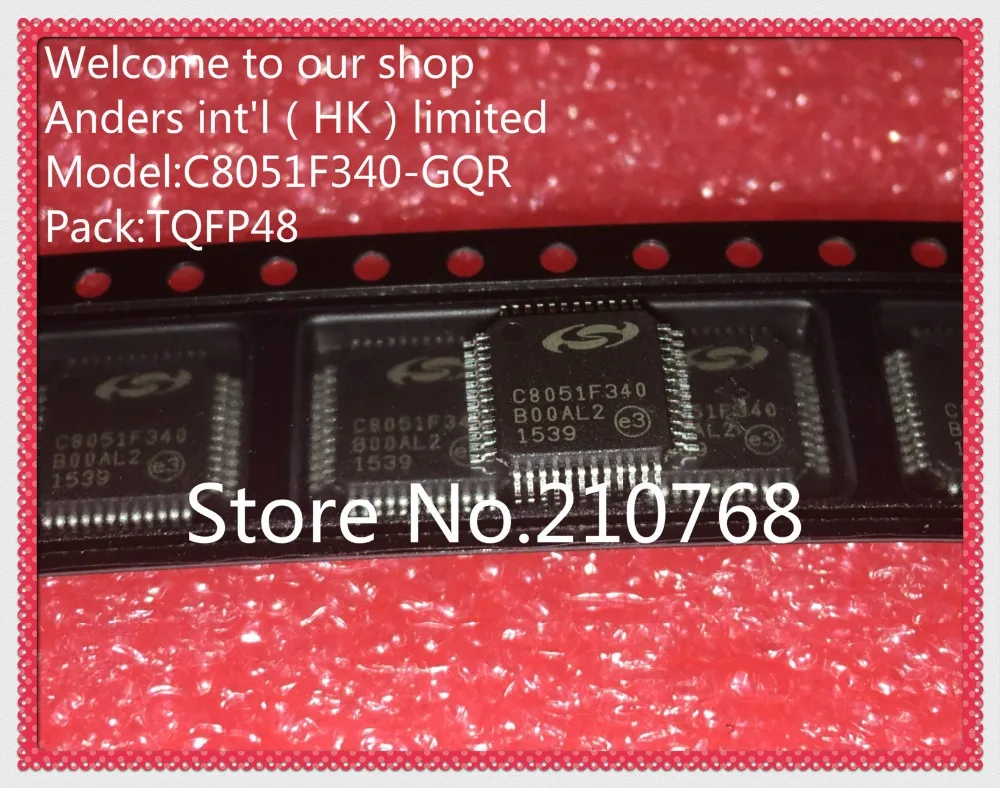 50 шт./лот C8051F340-GQR C8051F340-GQ C8051F340 TQFP48 | Электронные компоненты и принадлежности