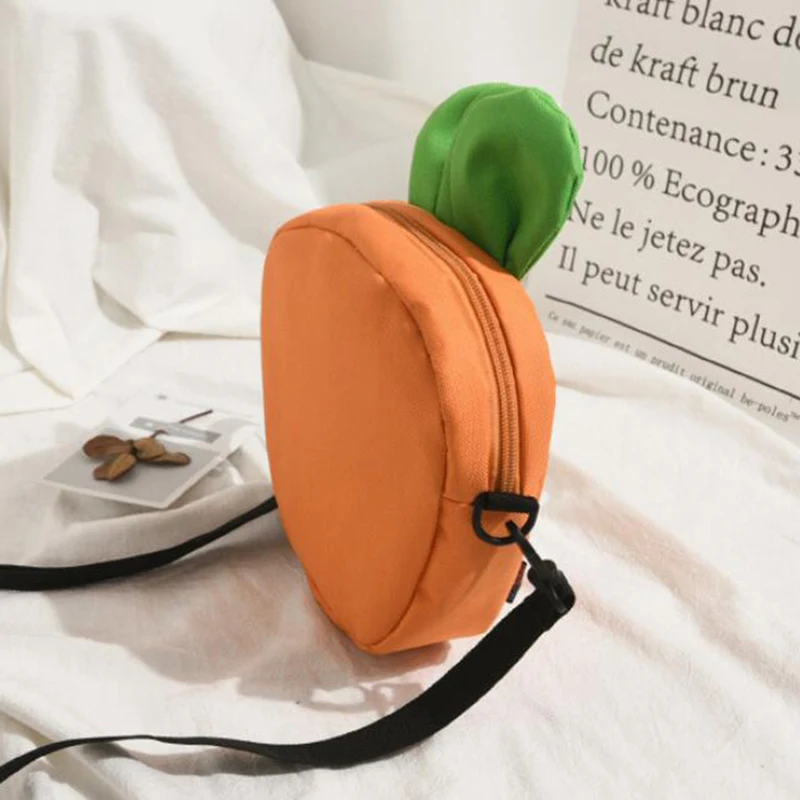 السيدات 2019 لطيف الجزرة حقيبة جميلة قماش حقيبة كتف الفجل شكل Crossbody حقيبة البسيطة عارضة أرتون حقيبة لفتاة