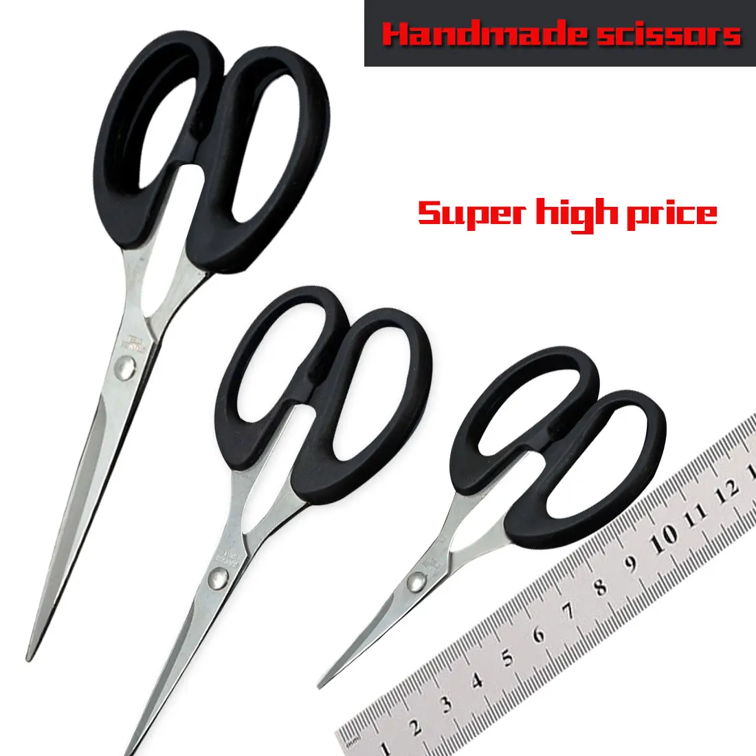 

Durable Household Scissors Office Paper-cut Kitchen Stainless Steel Scissors Sharp Shears Students DIY Scissors Tool