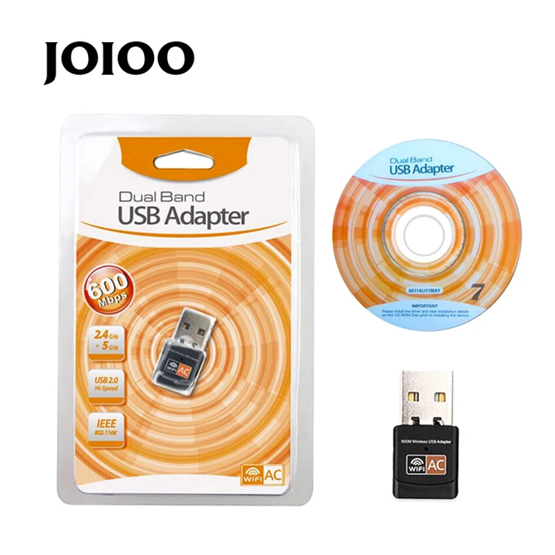 W7p usb wifi адаптер 600 Мбит/с 802.11ac Wi-Fi приемник Dual Band USB Ethernet сетевая карта для