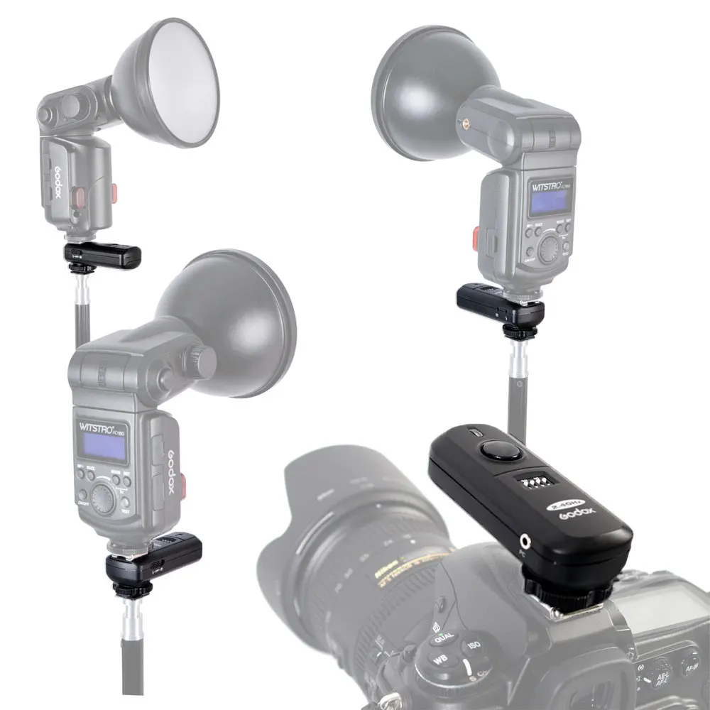 Godox 2.4G Wireless Flash Trigger FC-16 Transmitter+Receiver Kit (1)