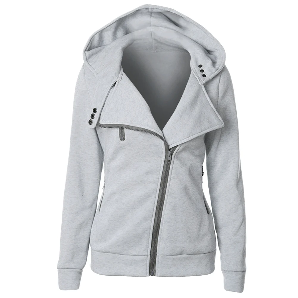 

Harajuku Autumn Winter Warm Women Hoodies Sweatshirt Long Sleeve Zipper Hooded Feamle Sweatshirt Warm Women Tracksuit Moletom
